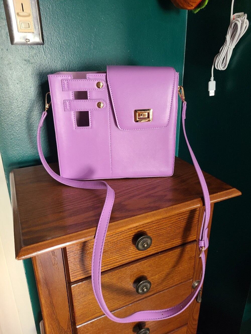 crossbody purse Purple Water Bottle